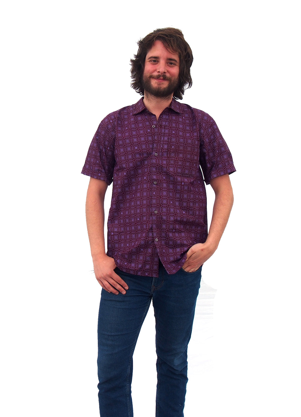 Camisa Tile Purple 