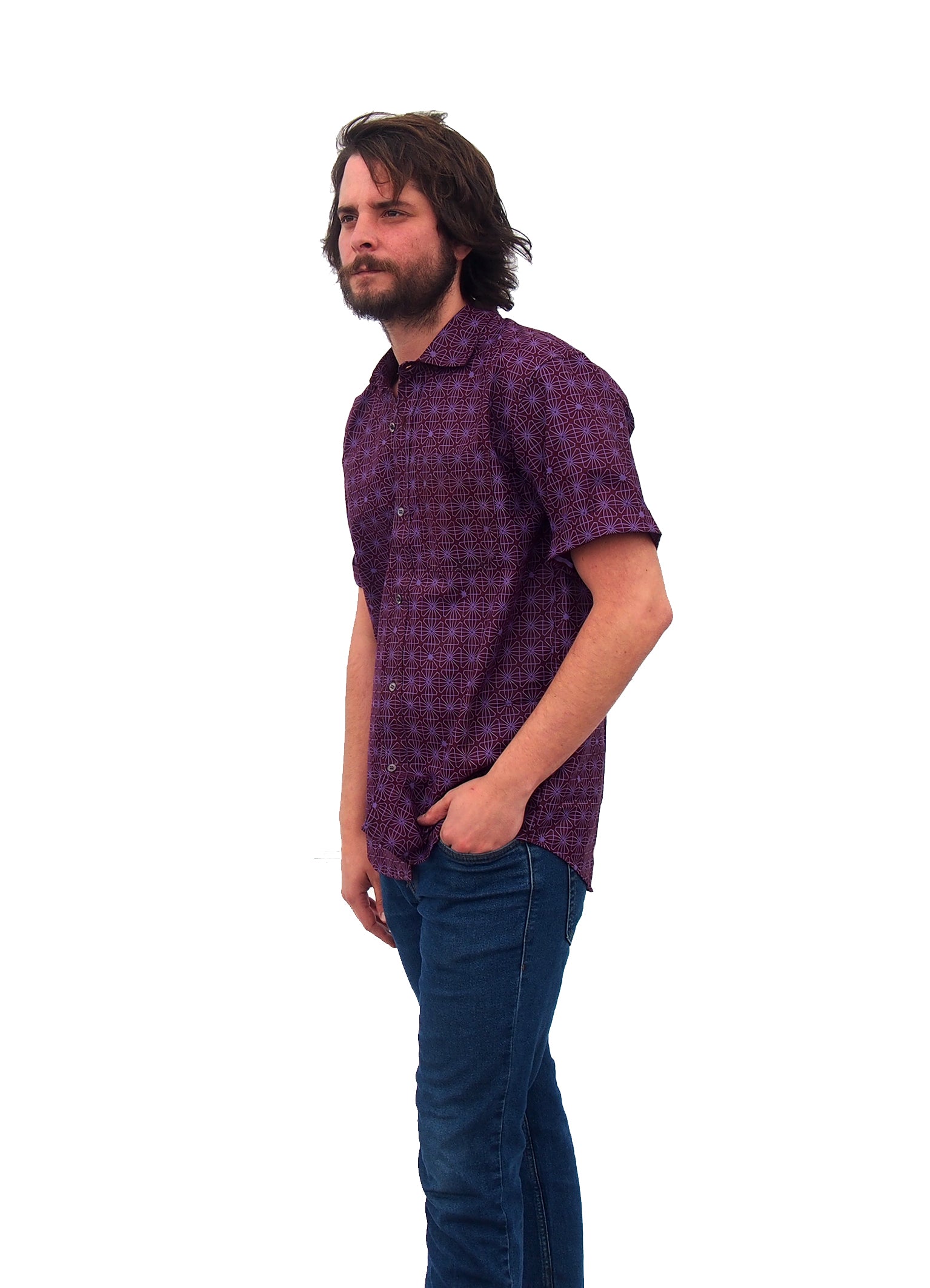 Camisa Tile Purple 